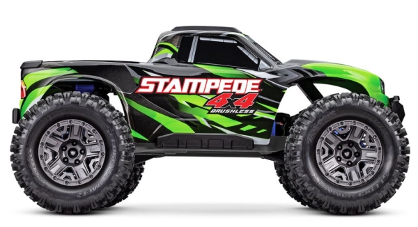 TRX67154-4GRN TRAXXAS Stampede 4x4 BL Monster Truck 1/10 RTR